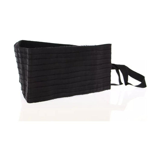 Dolce & Gabbana Black Silk Womens Waist Cummerbund HKC10026-40