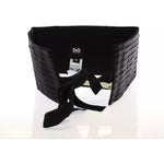 Dolce & Gabbana Black Silk Womens Waist Cummerbund HKC10026-40