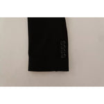 Dolce & Gabbana Black Wool Slim Fit Coat Jacket Blazer JKT2841-48