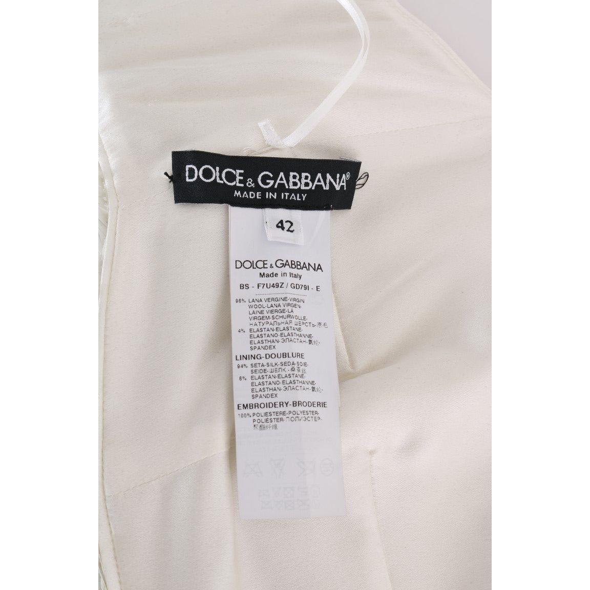 بلوزة من دولتشي آند غابانا مزينة بالترتر بألوان نابضة بالحياة