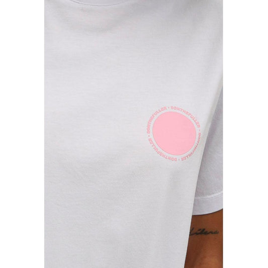Don The Fuller White Cotton Women T-Shirt DO-6910-M