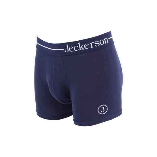 Jeckerson Blue Cotton Men's Boxer JE-21682-XXL