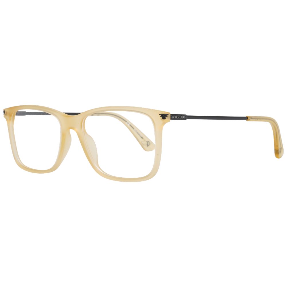 Police Yellow Metal & Plastic Glasses (Frames)