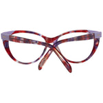 Emilio Pucci Purple Women Glasses Frame, plastic, full-rim with 54mm lenses and 15mm bridge, includes branded case.