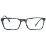 Police Gray Men Glasses Frame, full-rim plastic, 52-19-145 size, grey color, with case, no spring hinge.