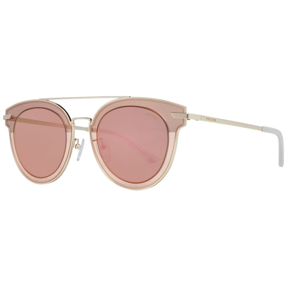 Police Rose Gold Metal & Plastic Sunglasses