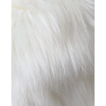Dolce & Gabbana White Acrylic Fur Womens Bucket Hat HAT9560-56