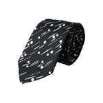 Dolce & Gabbana Black Dotted 100% Silk Adjustable Tie KRA3395