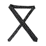 Dolce & Gabbana Black Dotted 100% Silk Adjustable Tie KRA3395