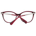 Max Mara Red Women Glasses Frame full-rim plastic with branded case.