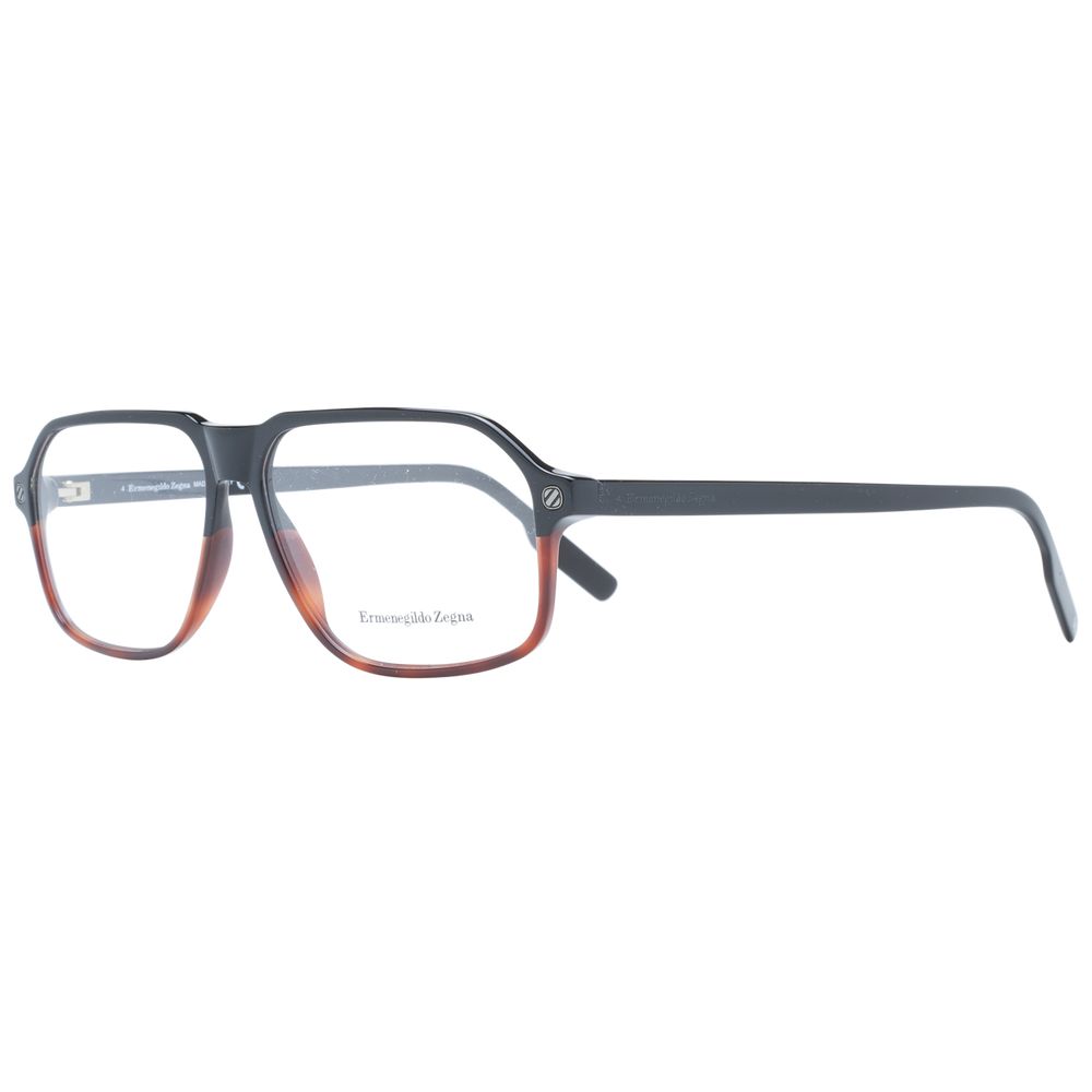Ermenegildo Zegna Black Men Glasses Frame