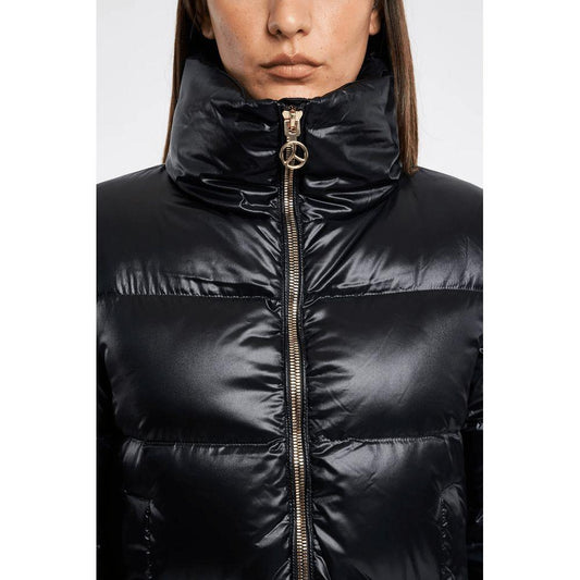 People Of Shibuya Black Polyester Jackets & Coat PE-13543-IT40|S