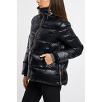 People Of Shibuya Black Polyester Jackets & Coat PE-13543-IT40|S