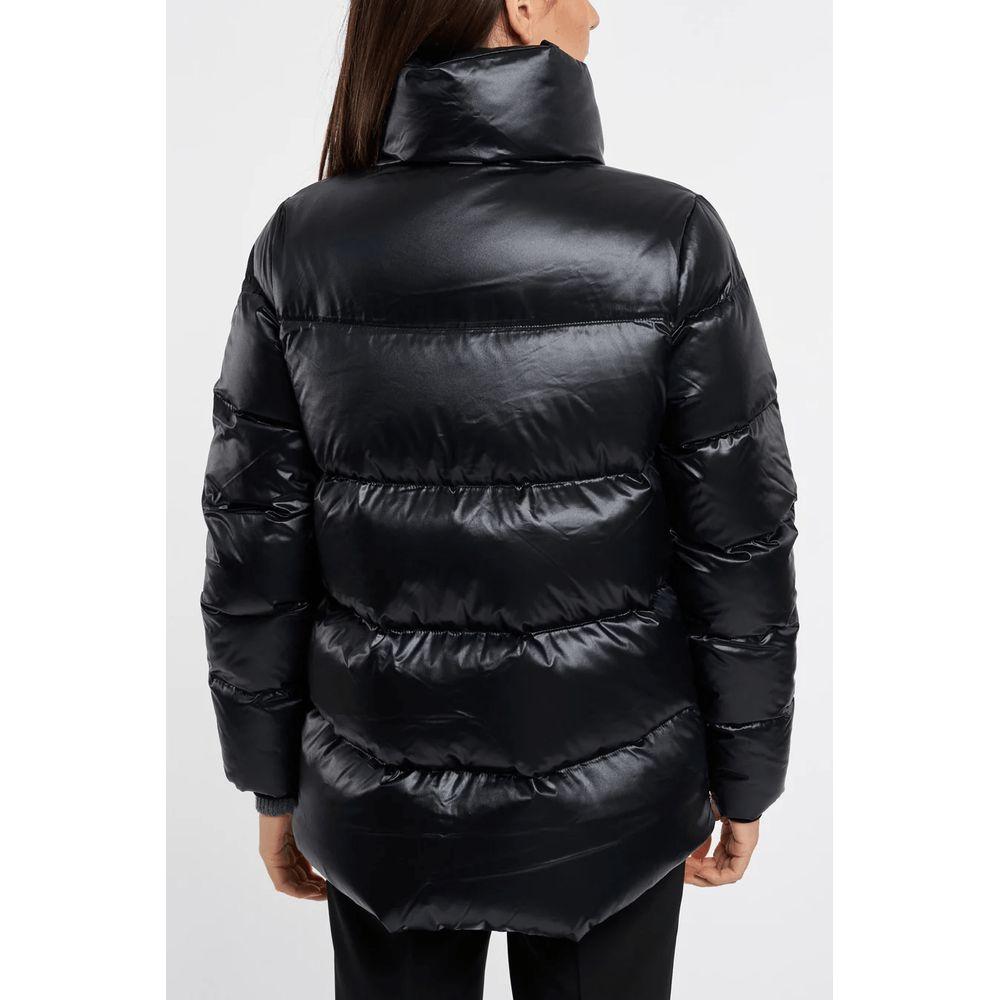 People Of Shibuya Black Polyester Jackets & Coat PE-13543-IT40|S