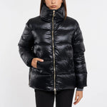 People Of Shibuya Black Polyester Jackets & Coat PE-13543-IT40|S