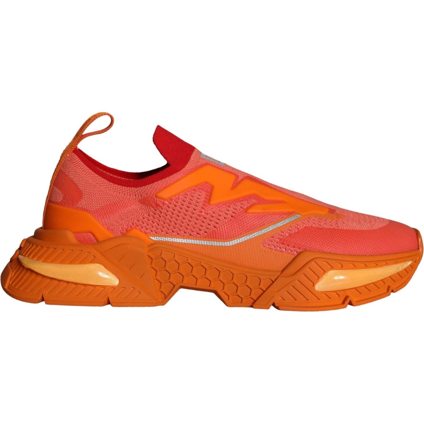 Dolce & Gabbana Orange Airmaster Low Top Men Sneakers Shoes MV5831-44