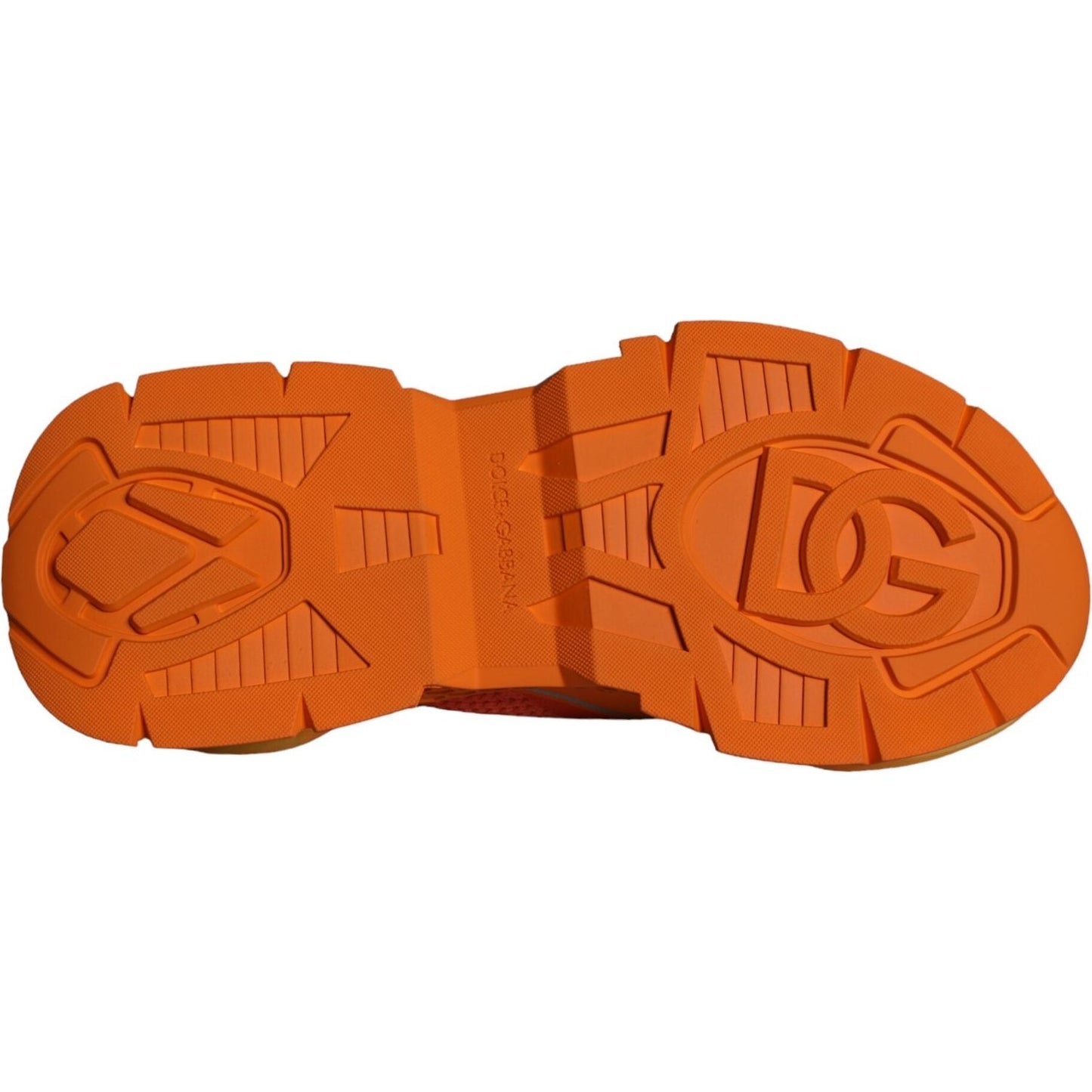 Dolce & Gabbana Orange Airmaster Low Top Men Sneakers Shoes MV5831-44