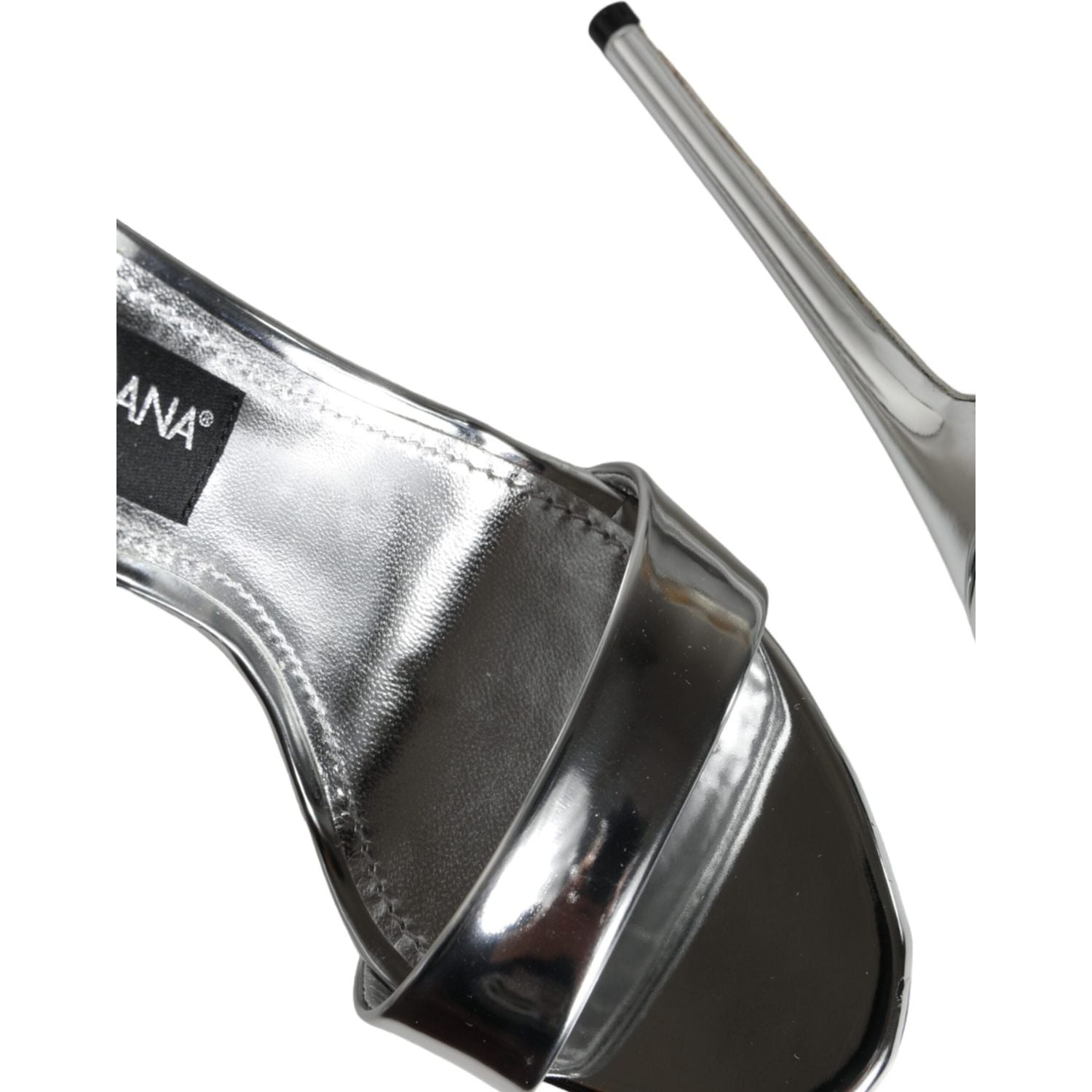 حذاء KEIRA فضي بكعب عالٍ وحزام للكاحل من Dolce &amp; Gabbana