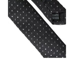 Dolce & Gabbana Black Polka Dot Silk Adjustable Men Tie KRA3375