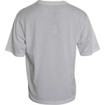 Dolce & Gabbana White Cotton Round Neck Short Sleeve T-shirt TSH86451-56