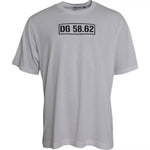Dolce & Gabbana White Logo Round Neck Short Sleeves T-shirt TSH86425-52