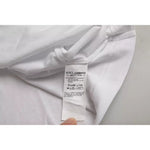 Dolce & Gabbana White Logo Round Neck Short Sleeves T-shirt TSH86425-52