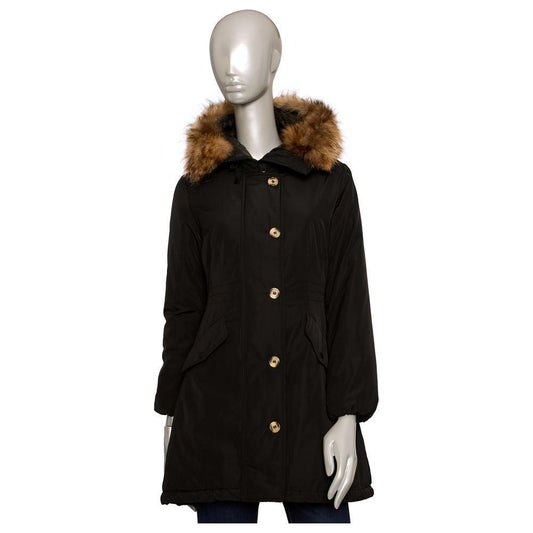 Baldinini Trend Black Polyester Women Jacket BA-24593-XS