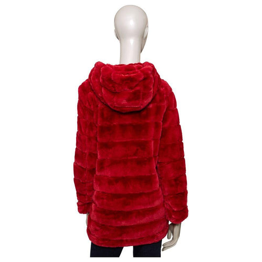 Baldinini Trend Red Polyester Women Jacket BA-24582-S