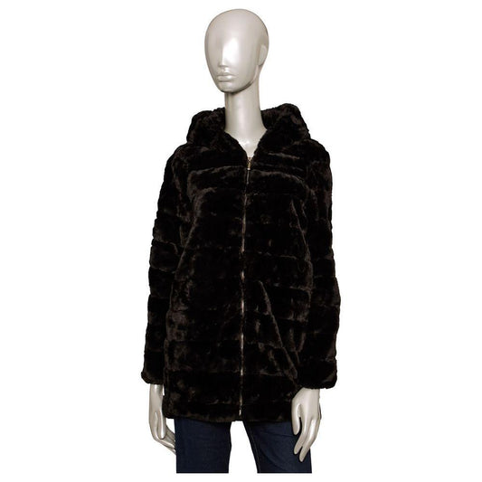 Baldinini Trend Black Polyester Women Jacket BA-24579-S