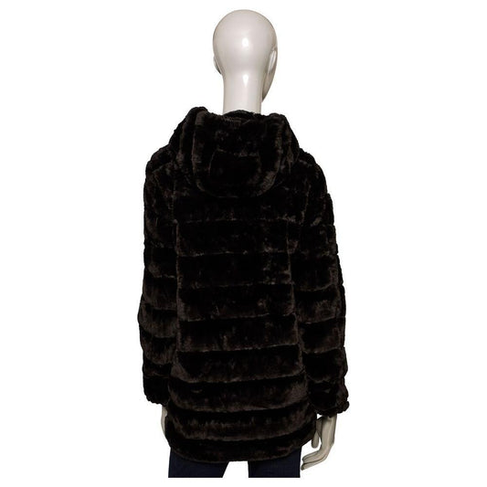 Baldinini Trend Black Polyester Women Jacket BA-24579-S