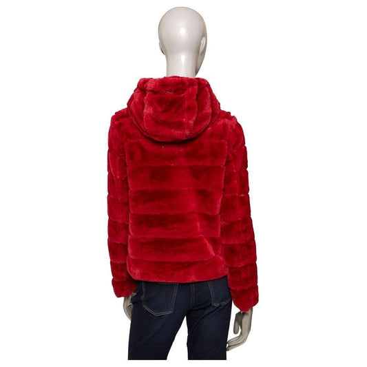 Baldinini Trend Red Polyester Women Jacket BA-24578-S
