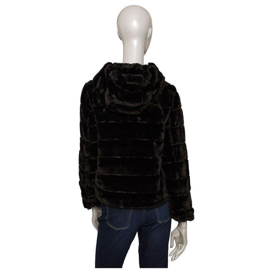 Baldinini Trend Black Polyester Women Jacket BA-24574-S