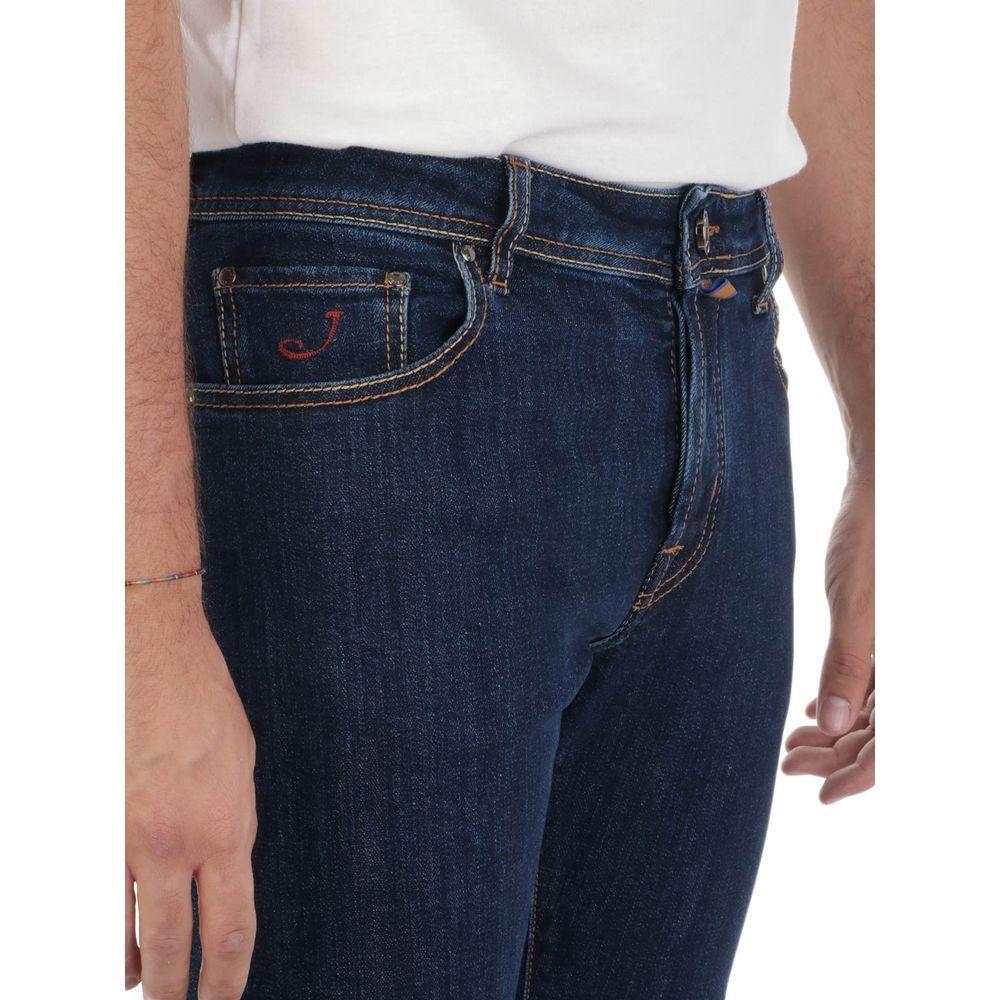 Jacob Cohen Blue Cotton Jeans & Pant JA-13760-IT40 | M