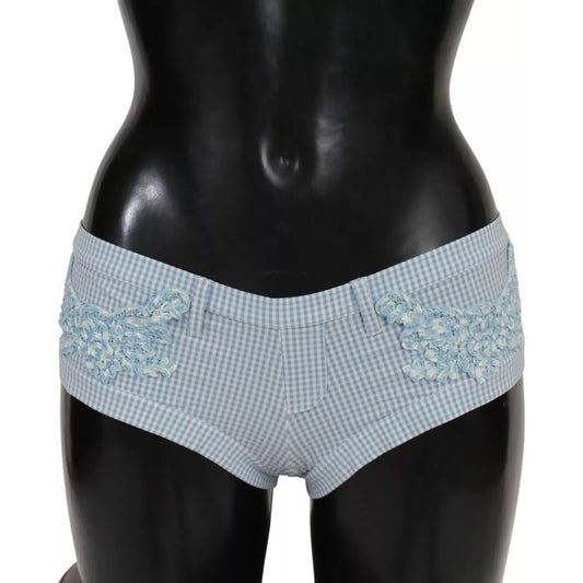 Ermanno Scervino Blue Beachwear Bottoms Swimsuit Shorts BIK812-IT3
