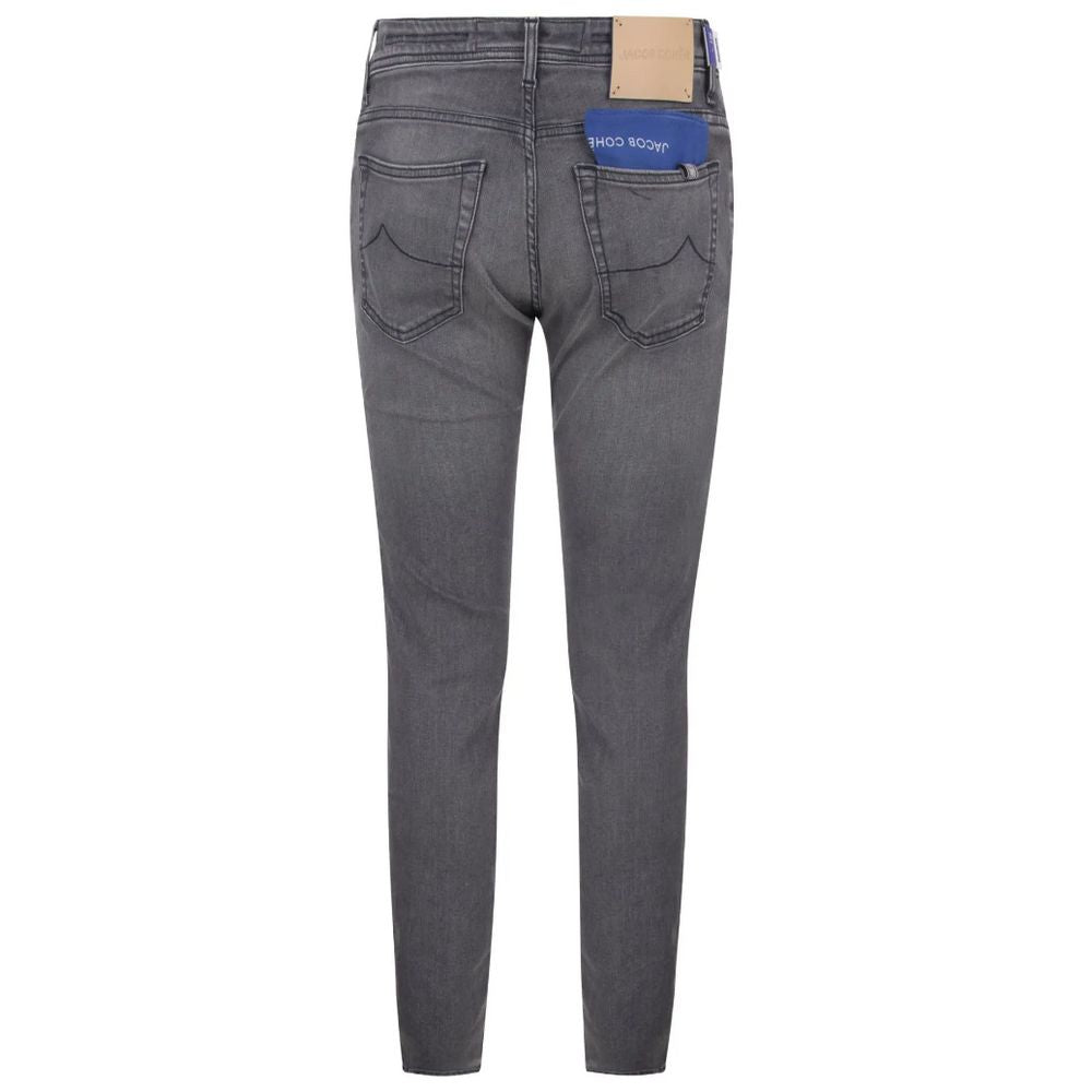 Jacob Cohen Gray Cotton Jeans & Pant JA-13778-W35