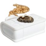 Dolce & Gabbana White Silicone Devotion Heart Cover Hand Bag Airpod Case BAG1522