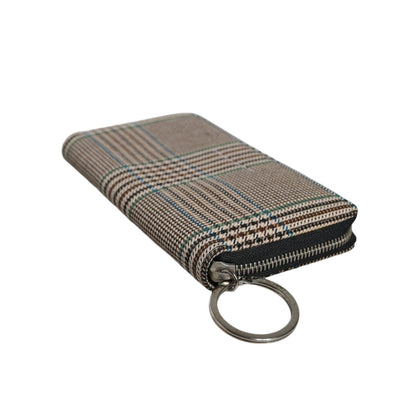 MM6 Maison Margiela Multicolor Houndstooth Continental Zip Around Clutch Wallet