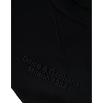 Dolce & Gabbana Black Leopard Crew Neck Sweatshirt Sweater TSH84514-54