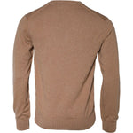Dolce & Gabbana Brown Cashmere Knit V-neck Pullover Sweater TSH84555-46