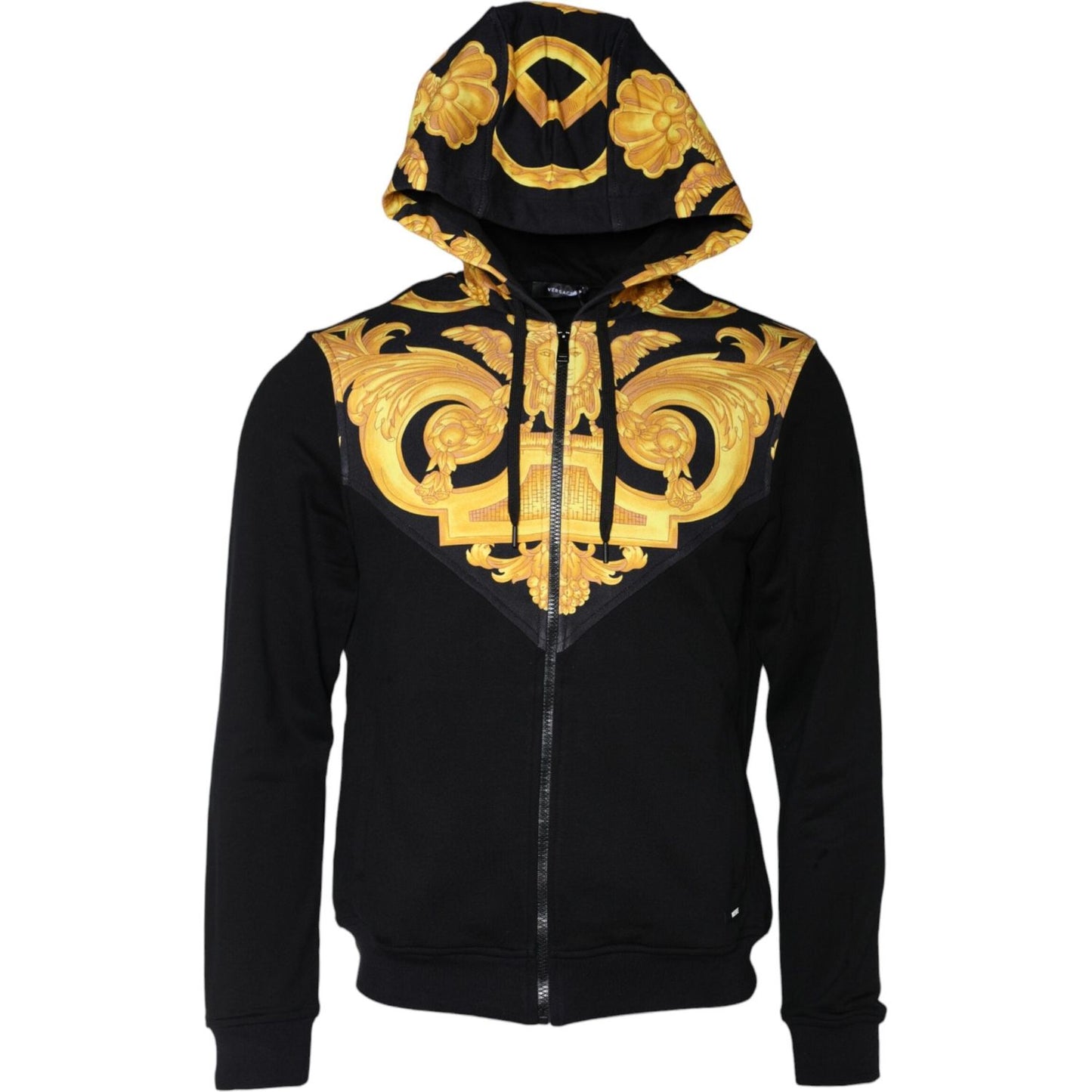 Versace Black Medusa Print Cotton Full Zip HoodieSweatshirt Sweater TSH86766-XL