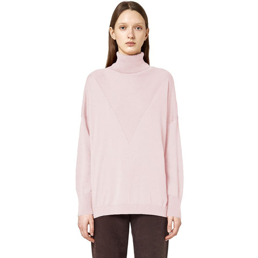 Alpha Studio Pink Silk Sweater AL-13854-IT38|XS