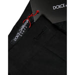 Dolce & Gabbana Black High Waist Tapered Pants PAN75636-46