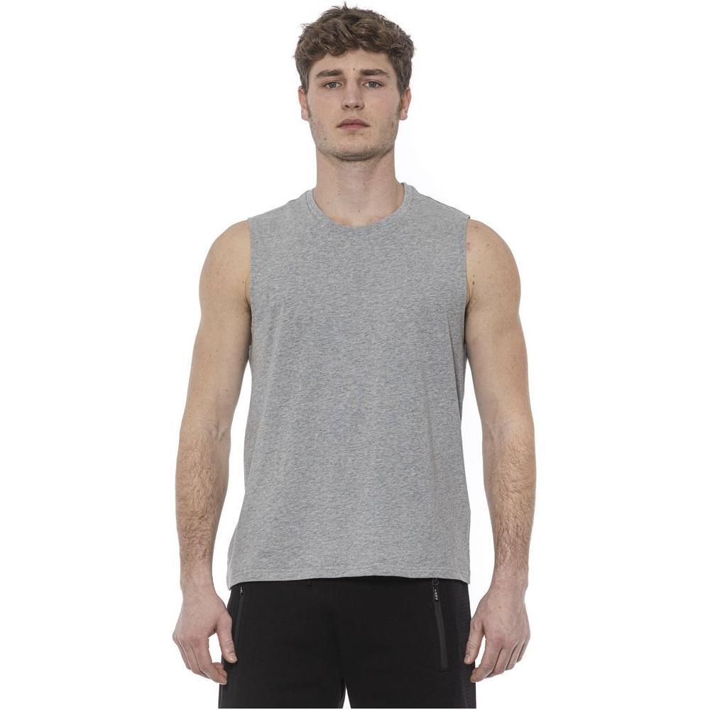 Tond Gray Cotton Men Tank Top TO-20047-M