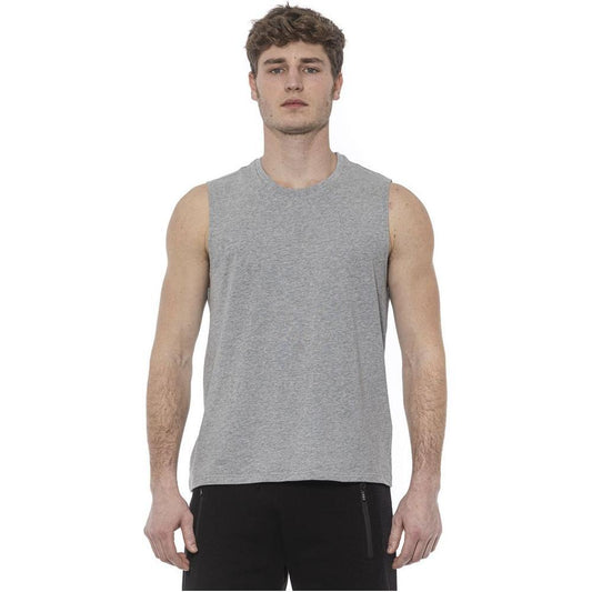 Tond Gray Cotton Men Tank Top TO-20047-M