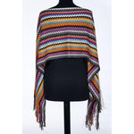 Missoni Multicolor Wool Women Poncho MI-24212-UNISEX