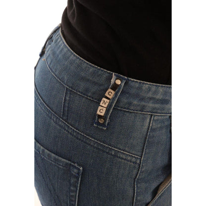 Costume National Blue Wash Cotton Slim Denim Jeans