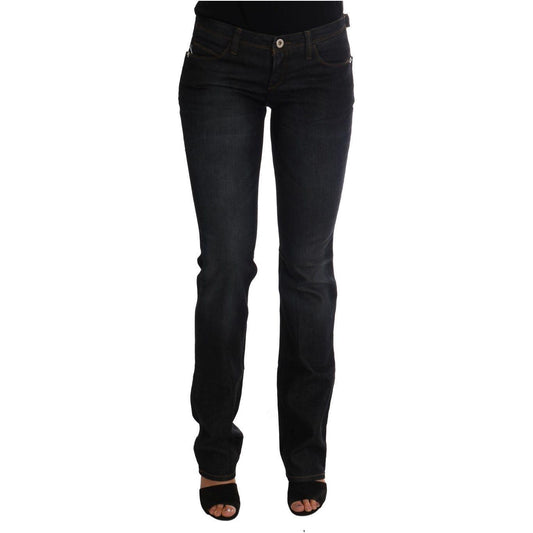 Costume National Dark Blue Cotton Slim Fit Jeans SIG30137-1