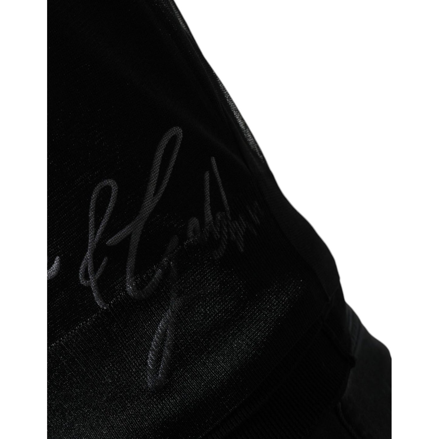 Dolce & Gabbana Black Polyester Pullover Sweatshirt Sweater