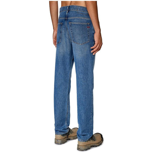 Diesel Blue Cotton Jeans & Pant DI-14079-W30