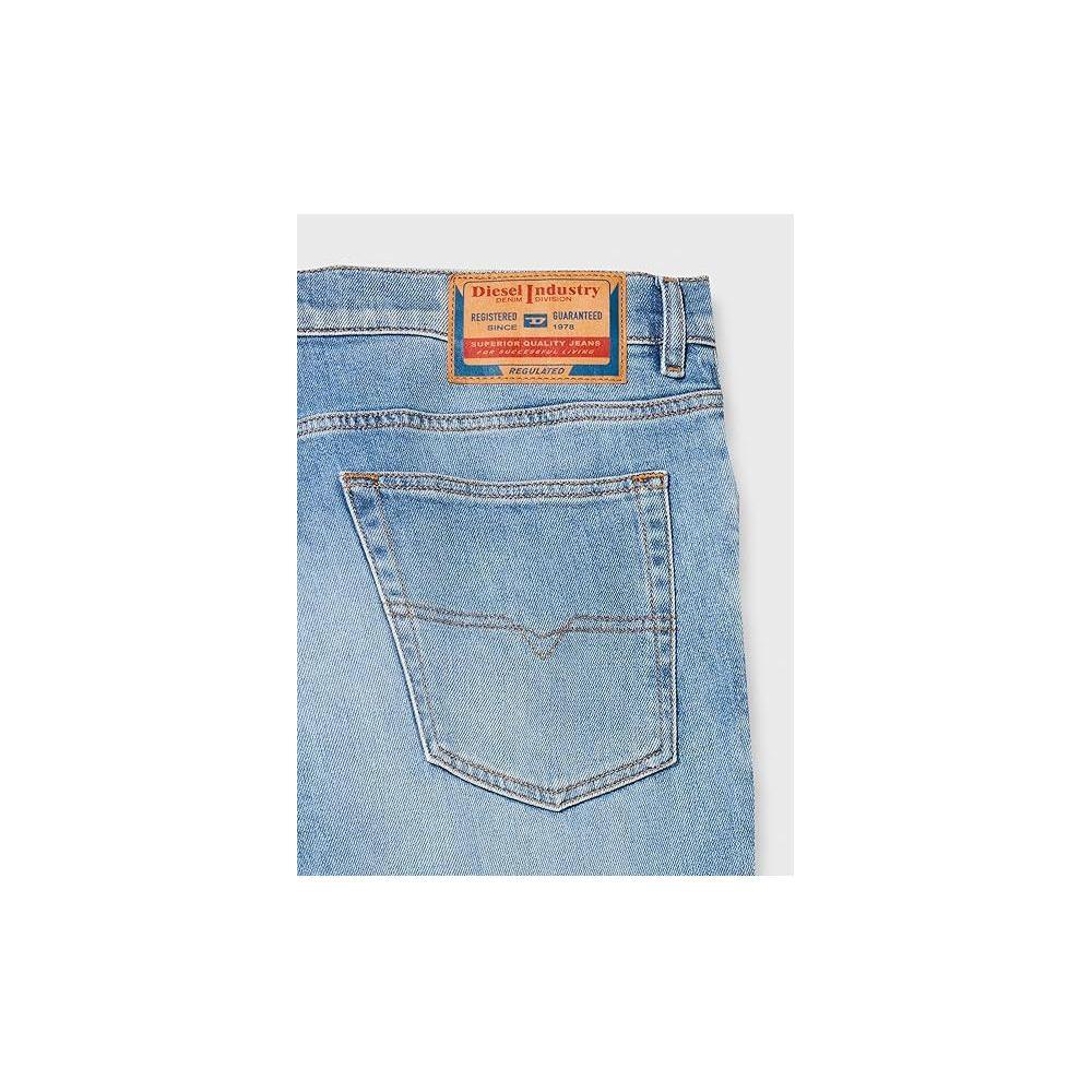 Diesel Light Blue Cotton Men's Regular-Fit Jean DI-14078-W30